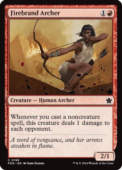 Firebrand Archer Foundations Magic card