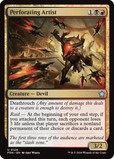 Perforating Artist Foundations Magic card