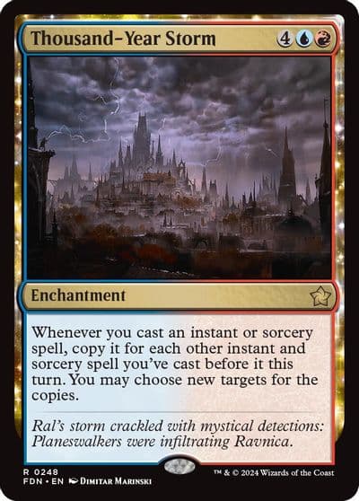 Thousand Year Storm Foundations Magic card