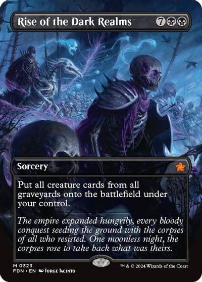 Rise of the Dark Realms Borderless Foundations Magic card