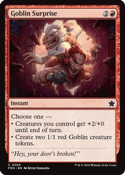 Goblin Surprise Foundations Magic card