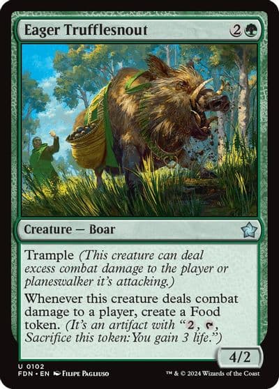 Eager Trufflesnout Foundations Magic card