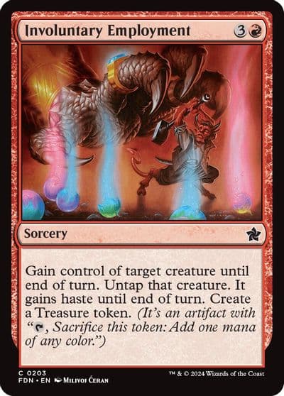 Involuntary Employment Foundations Magic card