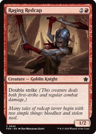 Raging Redcap Foundations Magic card