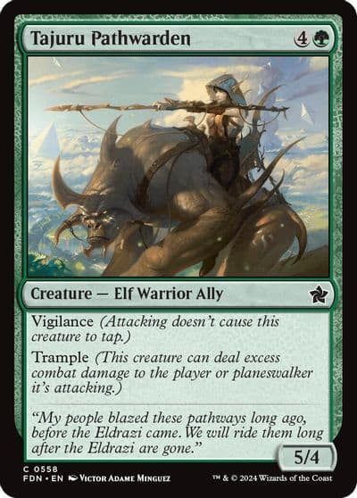 Tajuru Pathwarden Foundations Magic card