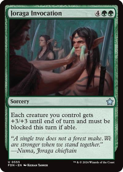 Joraga Invocation Foundations Magic card