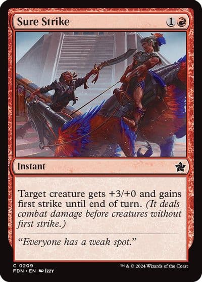 Sure Strike Foundations Magic card