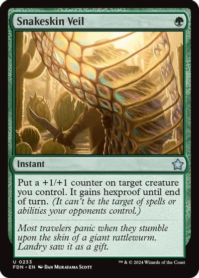 Snakeskin Veil Foundations Magic card