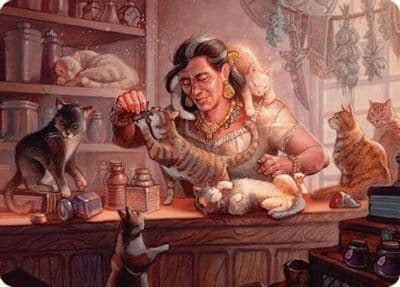 Cat Collector Art Card 1 54 Art Series: Foundations Magic card
