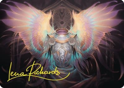 Celestial Armor Art Card 2 54 Gold Stamped Signature Art Series: Foundations Magic card