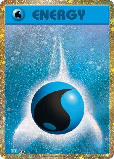 Basic Water Energy Pokemon TCG Classic: Blastoise Pokemon card