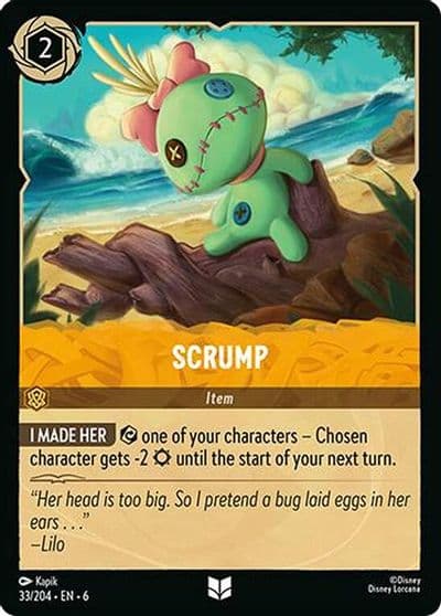 Scrump Azurite Sea Lorcana card