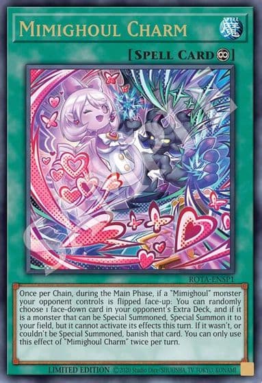 Mimighoul Charm ROTA ENSP1 Rage of the Abyss Yu-Gi-Oh! card