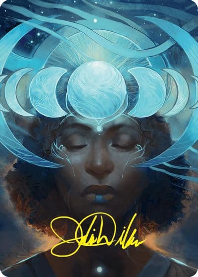 Lunar Insight Art Card 31 54 Gold Stamped Signature Art Series: Foundations Magic card