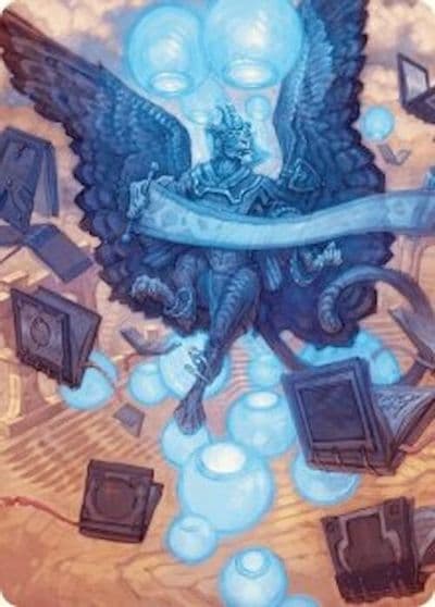 Sphinx of Forgotten Lore Art Card 33 54 Art Series: Foundations Magic card