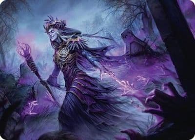 Zul Ashur Lich Lord Art Card 10 54 Art Series: Foundations Magic card