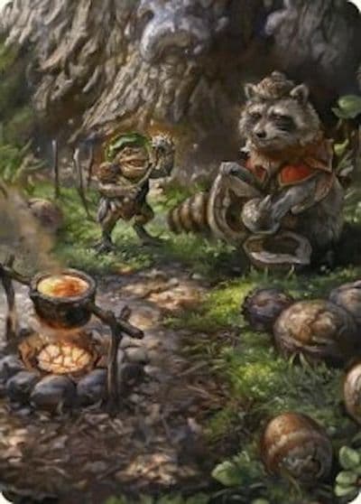 Sylvan Scavenging Art Card 46 54 S Art Series: Foundations Magic card