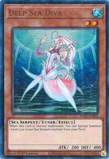 Deep Sea Diva UR Quarter Century Bonanza Yu-Gi-Oh! card