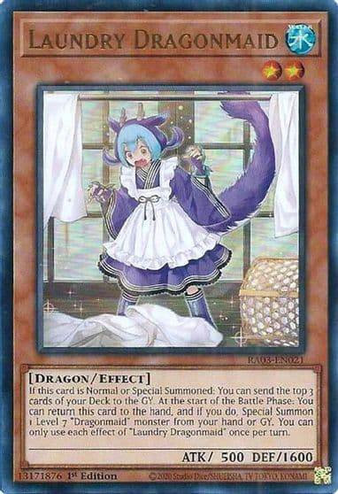 Laundry Dragonmaid UR Quarter Century Bonanza Yu-Gi-Oh! card