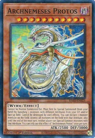Archnemeses Protos Quarter Century Bonanza Yu-Gi-Oh! card