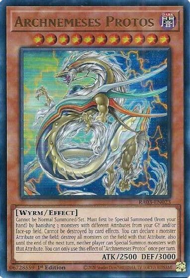 Archnemeses Protos UR Quarter Century Bonanza Yu-Gi-Oh! card