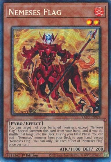 Nemeses Flag PCR Quarter Century Bonanza Yu-Gi-Oh! card