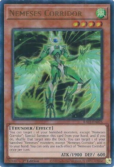 Nemeses Corridor UR Quarter Century Bonanza Yu-Gi-Oh! card
