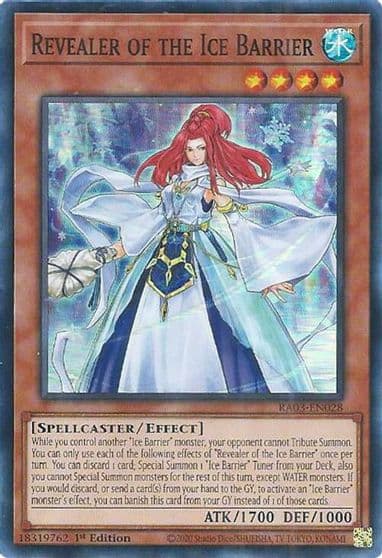 Revealer of the Ice Barrier Quarter Century Bonanza Yu-Gi-Oh! card