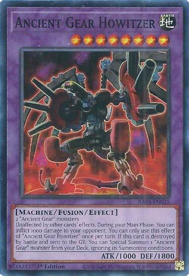 Ancient Gear Howitzer Quarter Century Bonanza Yu-Gi-Oh! card