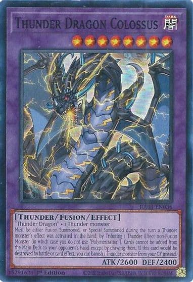Thunder Dragon Colossus Quarter Century Bonanza Yu-Gi-Oh! card