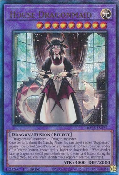 House Dragonmaid PUR Quarter Century Bonanza Yu-Gi-Oh! card