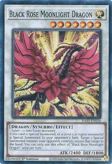 Black Rose Moonlight Dragon Quarter Century Bonanza Yu-Gi-Oh! card