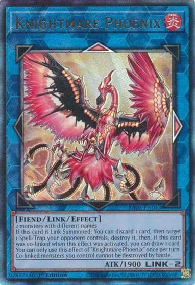 Knightmare Phoenix PUR Quarter Century Bonanza Yu-Gi-Oh! card