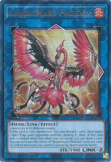 Knightmare Phoenix UR Quarter Century Bonanza Yu-Gi-Oh! card