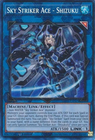 Sky Striker Ace Shizuku PCR Quarter Century Bonanza Yu-Gi-Oh! card