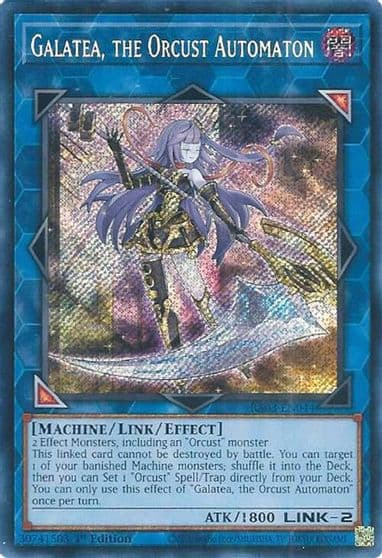 Galatea the Orcust Automaton Secret Rare Quarter Century Bonanza Yu-Gi-Oh! card