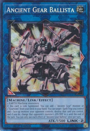 Ancient Gear Ballista PCR Quarter Century Bonanza Yu-Gi-Oh! card