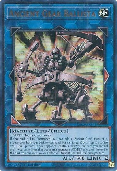Ancient Gear Ballista UR Quarter Century Bonanza Yu-Gi-Oh! card