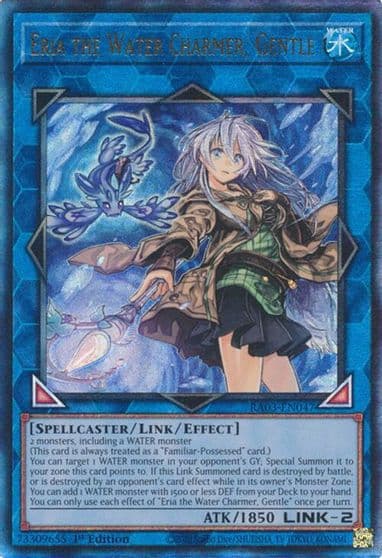 Eria the Water Charmer Gentle PUR Quarter Century Bonanza Yu-Gi-Oh! card