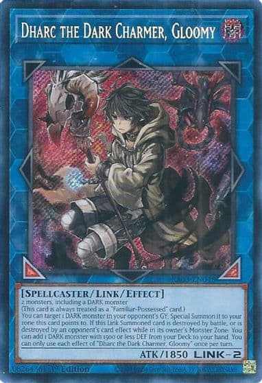 Dharc the Dark Charmer Gloomy Secret Rare Quarter Century Bonanza Yu-Gi-Oh! card