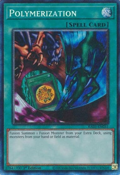 Polymerization A Alternate Art PCR Quarter Century Bonanza Yu-Gi-Oh! card