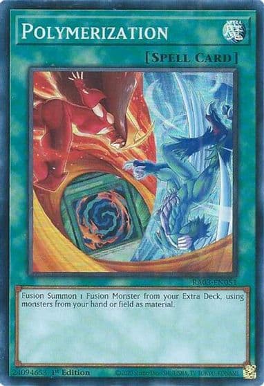 Polymerization B HERO Art Quarter Century Bonanza Yu-Gi-Oh! card