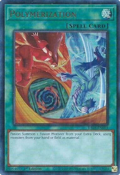 Polymerization B HERO Art UR Quarter Century Bonanza Yu-Gi-Oh! card