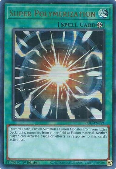 Super Polymerization UR Quarter Century Bonanza Yu-Gi-Oh! card