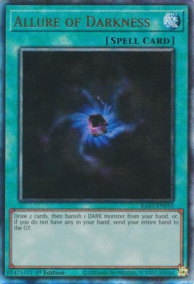 Allure of Darkness PUR Quarter Century Bonanza Yu-Gi-Oh! card