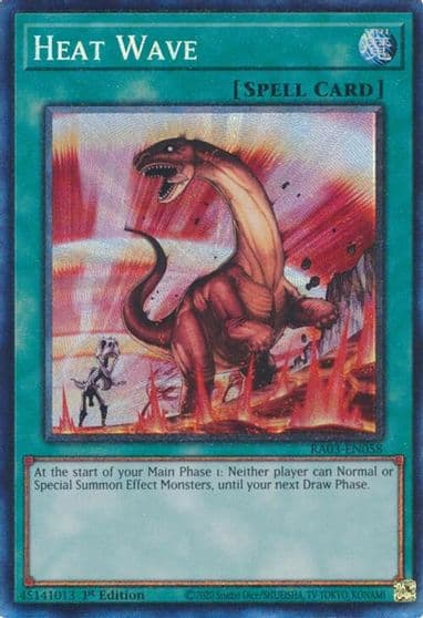 Heat Wave PCR Quarter Century Bonanza Yu-Gi-Oh! card