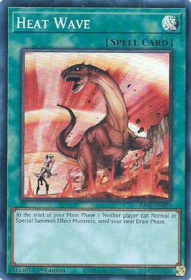 Heat Wave Quarter Century Bonanza Yu-Gi-Oh! card