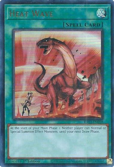 Heat Wave UR Quarter Century Bonanza Yu-Gi-Oh! card