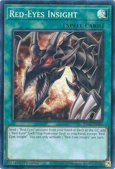 Red Eyes Insight Quarter Century Bonanza Yu-Gi-Oh! card