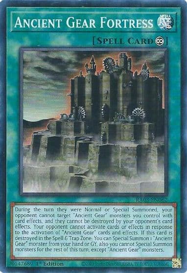 Ancient Gear Fortress Quarter Century Bonanza Yu-Gi-Oh! card